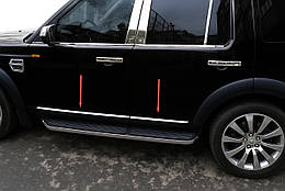 Молдинг дверної OmsaLine для Land Rover Discovery IV Нержавіюча сталь (4 шт.)