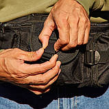 Чоловіча тактична сумка барсетка, Чорна сумка чоловіча тактична нагрудна сумка-слінг TI-44, фото 10