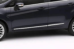 Молдинг Нержавіюча сталь для Ford Fiesta (2017- рр.) (4 шт)