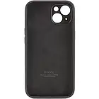 Чохол-накладка EpiK Silicone Case Full Camera Protective (AA) для Apple iPhone 15 (6.1) Black, фото 2