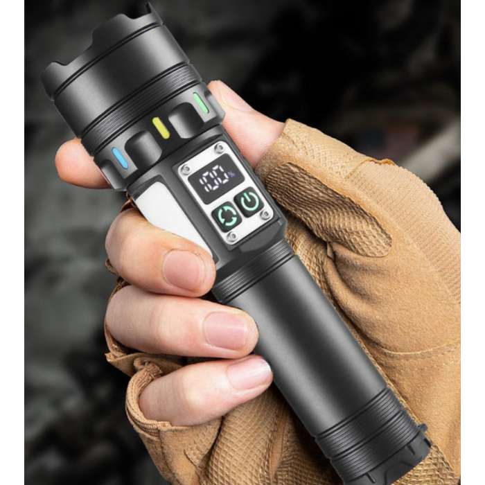 Акумуляторний ліхтар із бічним світлом і з флуоресцентним забарвленням СОВА CB-A282-TG+COB, фото 1