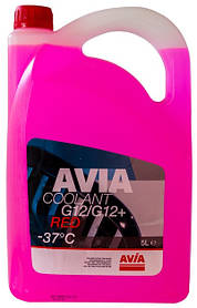 Антифриз AVIA COOLANT G12/G12+ RED CONCENTRATE 5л