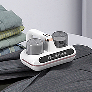 Ручний акумуляторний пилосос для матраців та килимів з УФ-стерилізацією та HEPA-фільтром Білий, фото 7