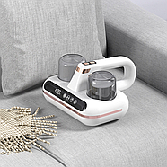 Ручний акумуляторний пилосос для матраців та килимів з УФ-стерилізацією та HEPA-фільтром Білий, фото 9