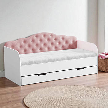 Ліжко Софія, односпальне ліжко з ящиком Sofia на ламелях КОМПЛЕКТ