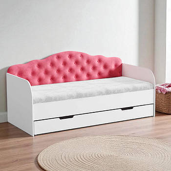 Ліжко Софія, односпальне ліжко з ящиком Sofia на ламелях КОМПЛЕКТ