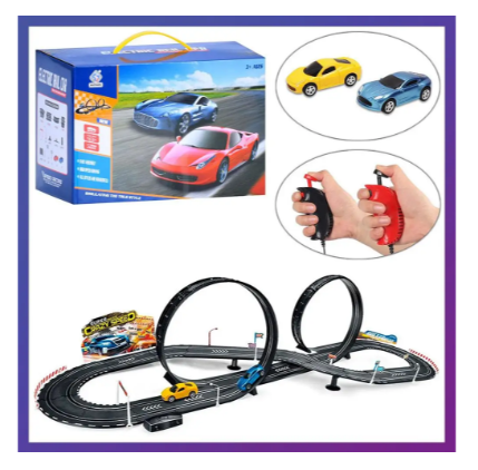 Гоночний трек KC-6605B від мережі з 2 машинами