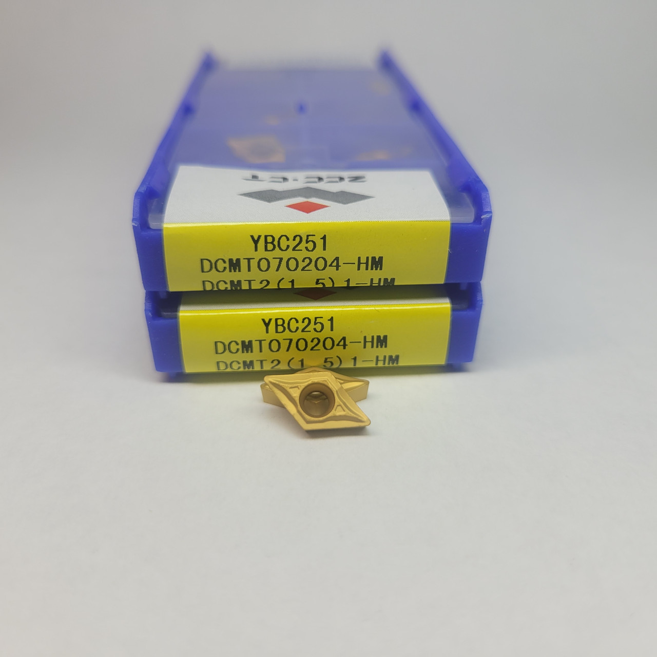 DCMT070204-HM YBC251 ZCC.CT (Сталь) Твердосплавна пластина