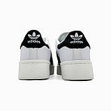 Кросівки жіночі Адідас Adidas Superstar 2W White Black Plarform IF3001, фото 7
