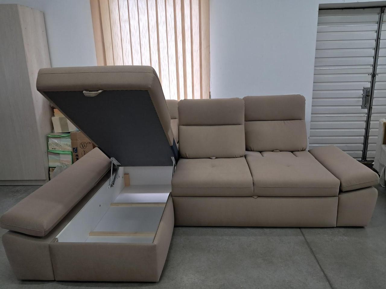 Диван кутовий Олівер Віко з великим підлокітником