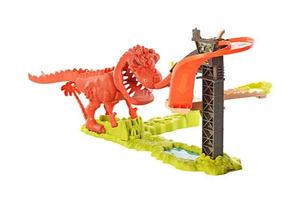 Дитячий набір для перегонів Dinosaur 8899-94, трек і 10 машинок, фото 2