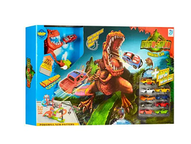 Дитячий набір для перегонів Dinosaur 8899-94, трек і 10 машинок, фото 4
