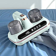 Ручний акумуляторний пилосос для матраців та килимів з УФ-стерилізацією та HEPA-фільтром Зелений, фото 7