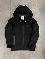 Nike Tech Fleece кофта чорна 2024, кофта Nike чоловіча, кофта Nike жіноча, спортивна кофта Nike