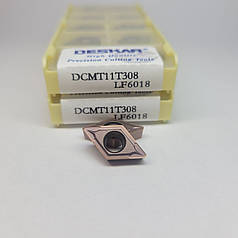 DCMT11T308 LF6018 DESKAR (Сталь, Нержавіюча сталь) Твердосплавна пластина