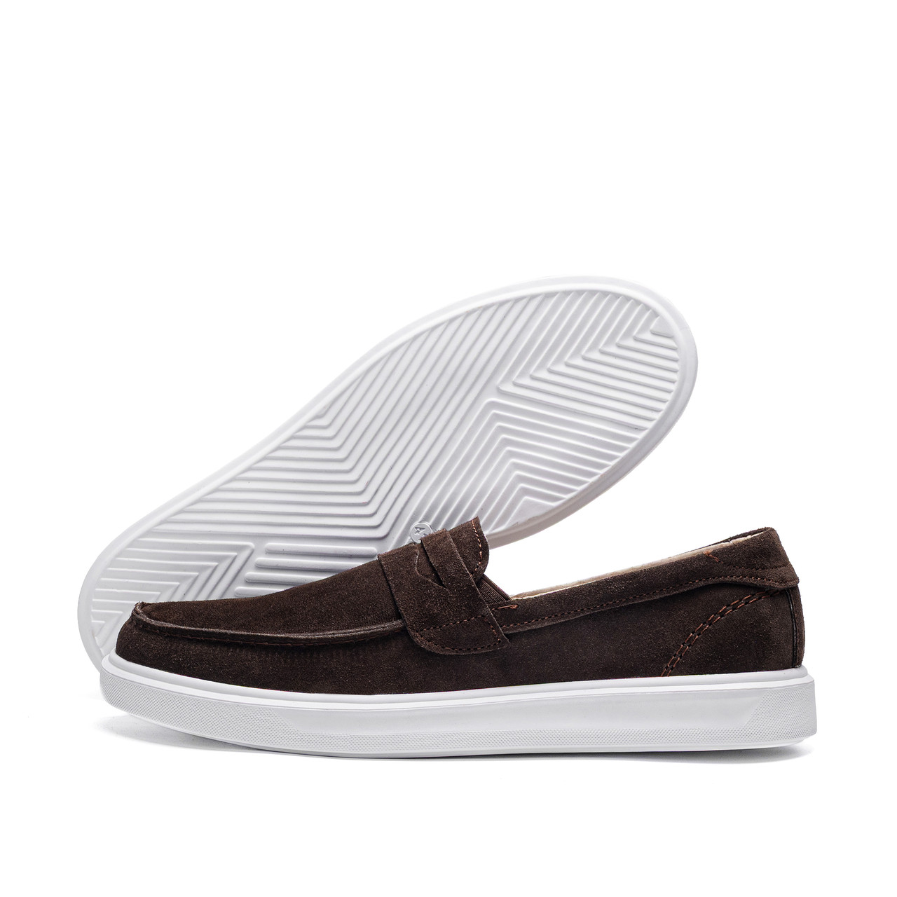 Чоловічі шкіряні лофери Urban Style Chocolate