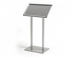Напольная информационная стойка на двух ногах А3 (297х420мм) Ташута  (21-61070-01)