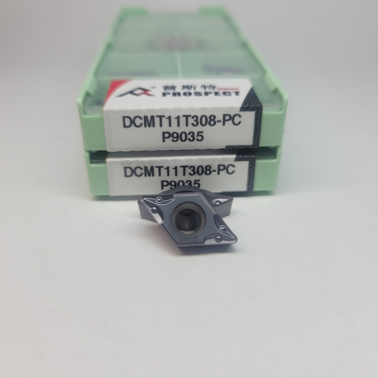 DCMT11T308-PC P9035 PROSPECT (Сталь, Нержавіюча сталь, Чавун) Твердосплавна пластина