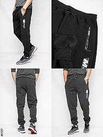 МІКС 6127 Спортивні штани чоловічі на манжеті на флісі котон норма (мікс кольорів 6 од: L,XL,2XL,3XL)