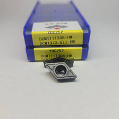 DCMT11T308-HM YBC252 ZCC.CT (Сталь) Твердосплавна пластина