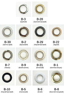 Люверси(кільця для труби) категорія "B"