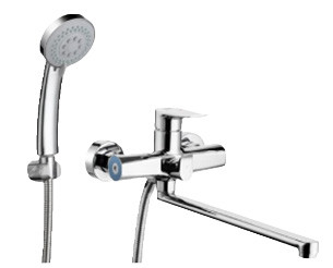 Змішувач для ванни, довгий гусак, хром MILLZ, MZ-NOG-7