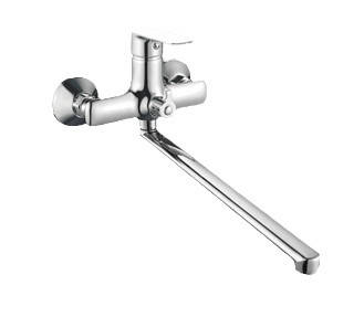 Змішувач для ванни, довгий гусак, хром MILLZ, MZKTC7-168, фото 1