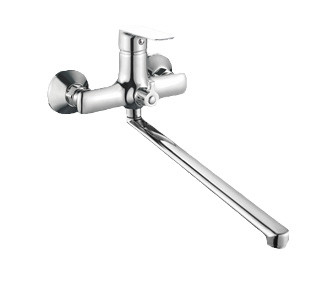 Змішувач для ванни, довгий гусак, хром MILLZ, MZKTC7-168