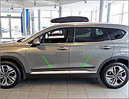 Молдинги на двері для Hyundai Santa Fe Mk4 2018+