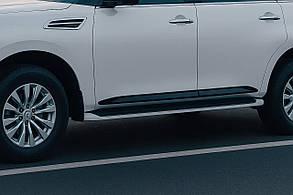 Молдинги дверні (4 шт, чорні) для Nissan Armada 2016-2024 рр