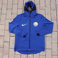 Кофта з капюшоном Зіп Худі Голден Стейт Ворріорс НБА синій баскетбольний Golden State Warrio