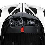 Дитячий електромобіль Bugatti M 5053EBLR-1 білий, фото 4