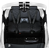 Дитячий електромобіль Bugatti M 5053EBLR-1 білий, фото 5