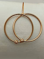 Золоті сережки кільця