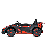 Дитячий електромобіль Bugatti M 5053EBLR-3 червоний, фото 4