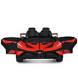 Дитячий електромобіль Bugatti M 5053EBLR-3 червоний, фото 2