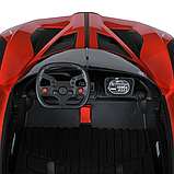 Дитячий електромобіль Bugatti M 5053EBLR-3 червоний, фото 5