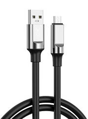 Кабель XO NB251 Liquid Silicone Rubber USB-A to Micro - 6A - 1m Black