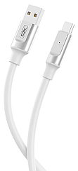 Кабель XO NB251 Liquid Silicone Rubber USB-A to Micro - 6A - 1m White