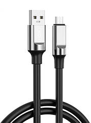 Кабель XO NB251 Liquid Silicone Rubber USB-A to Type-C - 6A - 1m Black