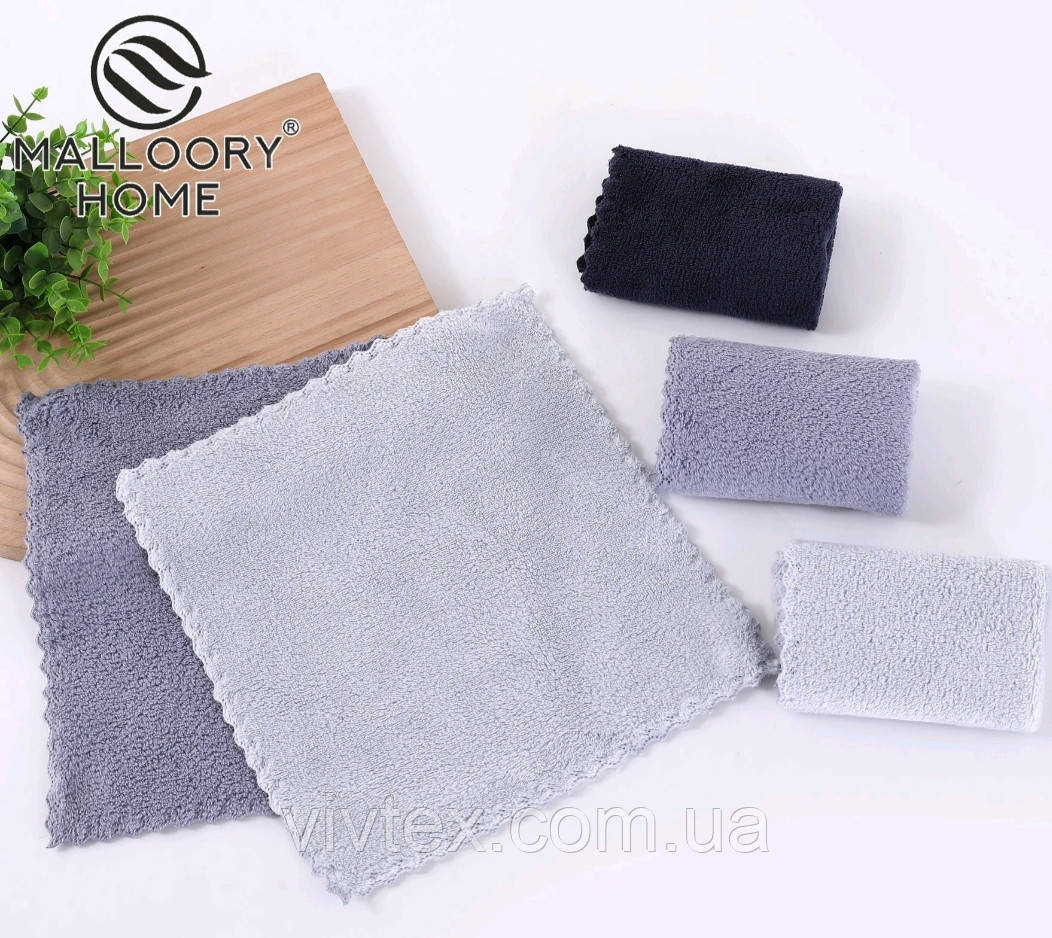 Рушники серветки мікрофібра 25х25 паковання 20 шт., фото 1