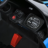 Дитячий електромобіль Bugatti M 5053EBLR-4 синій, фото 7