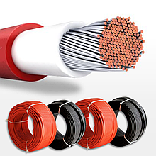 Кабель для сонячних батарей Одескабель H1Z2Z2-K 1х4 (Solar кабель 4 мм²) червоний