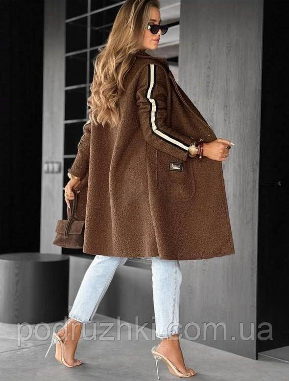 Пальто жіноче барашек великі розміри, 50-52, 54-56, 58-60, 62-64, фото 1