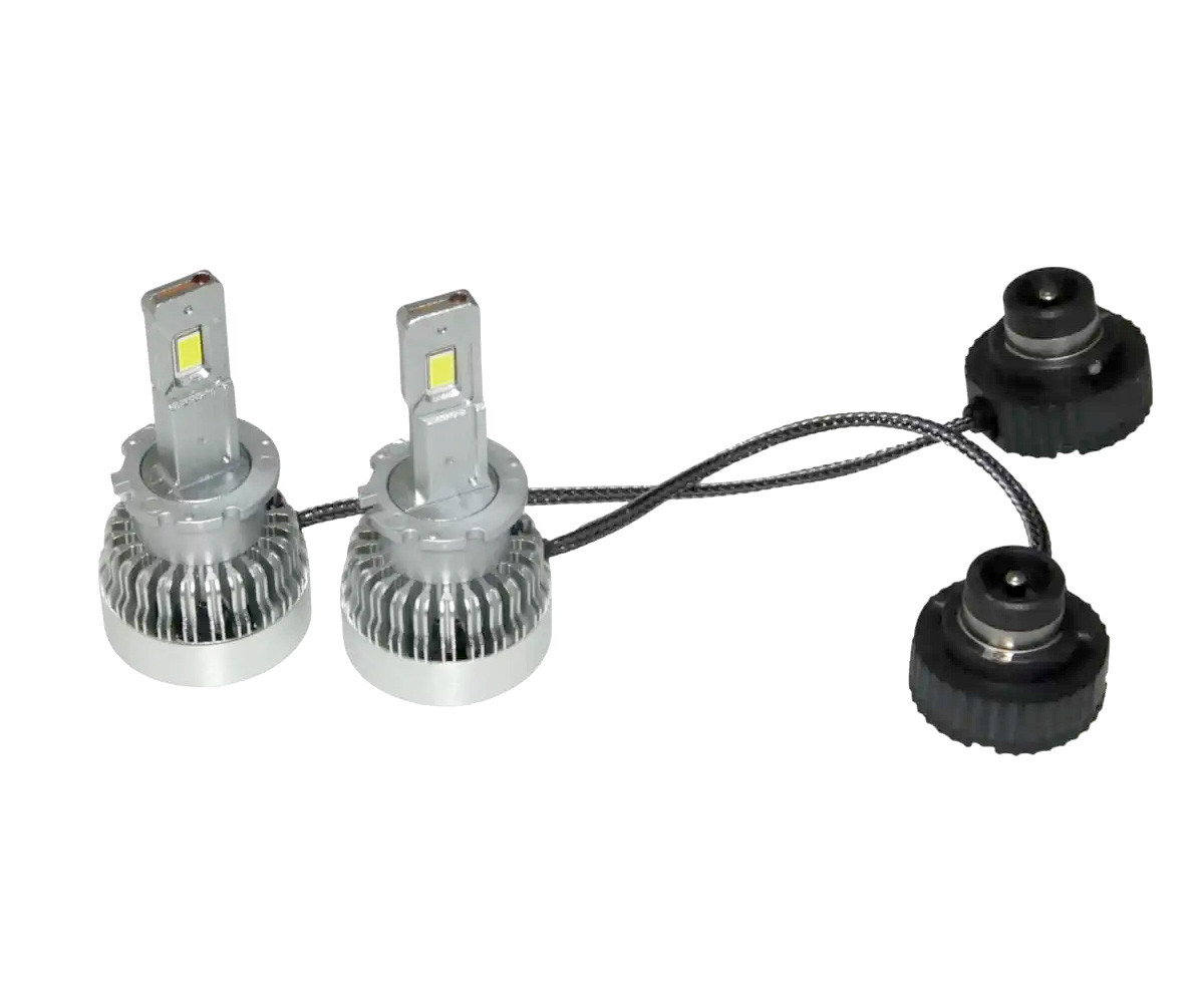 Світлодіодні LED лед автолампи BAXSTER цоколь D4S 90W, світло 6000К, 9000Лм (з обманкою Canbus)