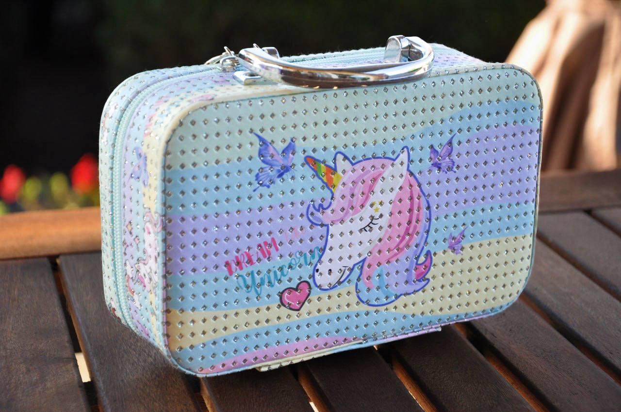 Косметичний кейс "Єдиноріг", 20 х 13 х 6 см, фото 1