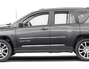 Молдинг дверний OmsaLine (нерж) для Jeep Compass 2006-2016 рр