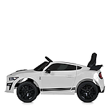 Дитячий електромобіль Ford Mustang M 5778 EBLR-1 білий, фото 2