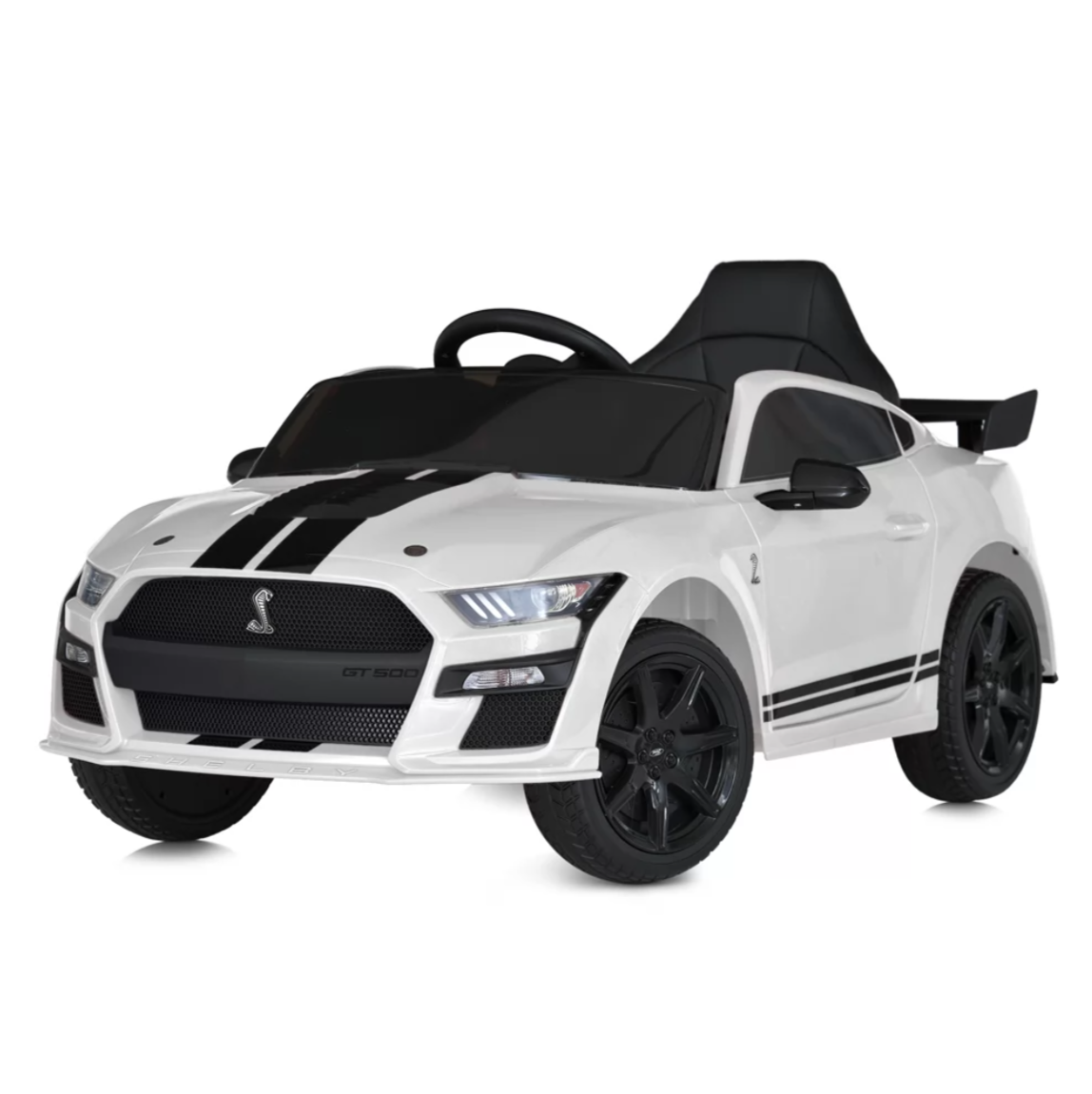 Дитячий електромобіль Ford Mustang M 5778 EBLR-1 білий, фото 1