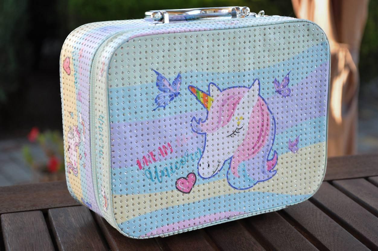 Косметичний кейс "Єдиноріг", 24 х 19 х 10 см, фото 1
